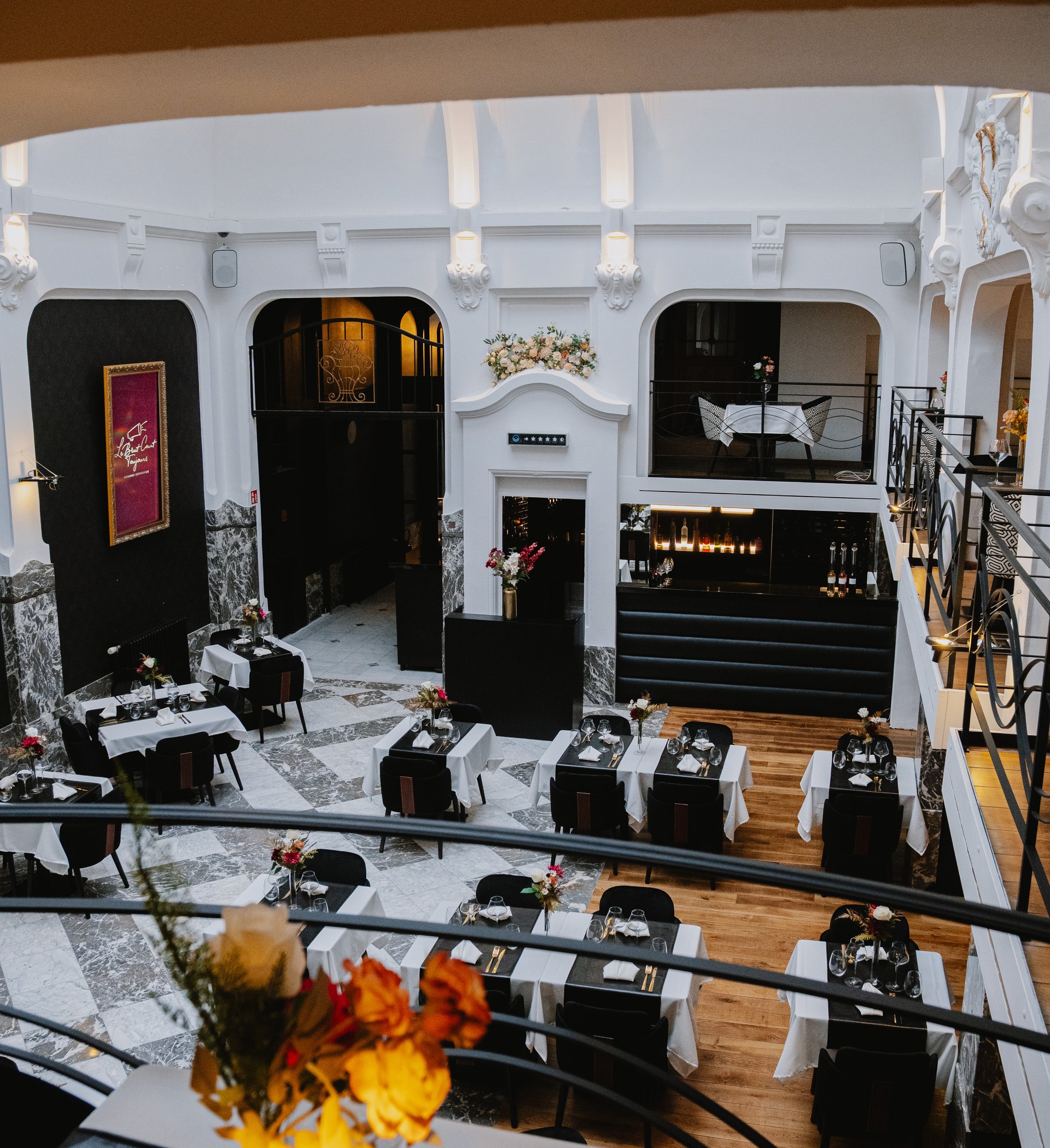 Intérieur du restaurant